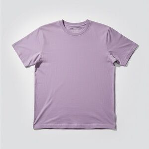 Uniqlo Light Purple Men's Short Sleeve Tee